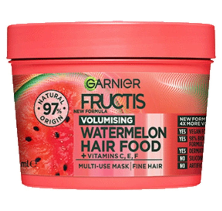 Garnier FRUCTIS HAIR FOOD WATERMELON
Masque 3-en-1 Pour Cheveux Dévitalisés