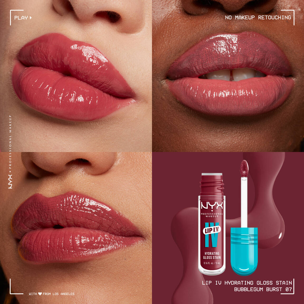 Nyx professionnal makeup - Encre à lèvres soin Lip I.V