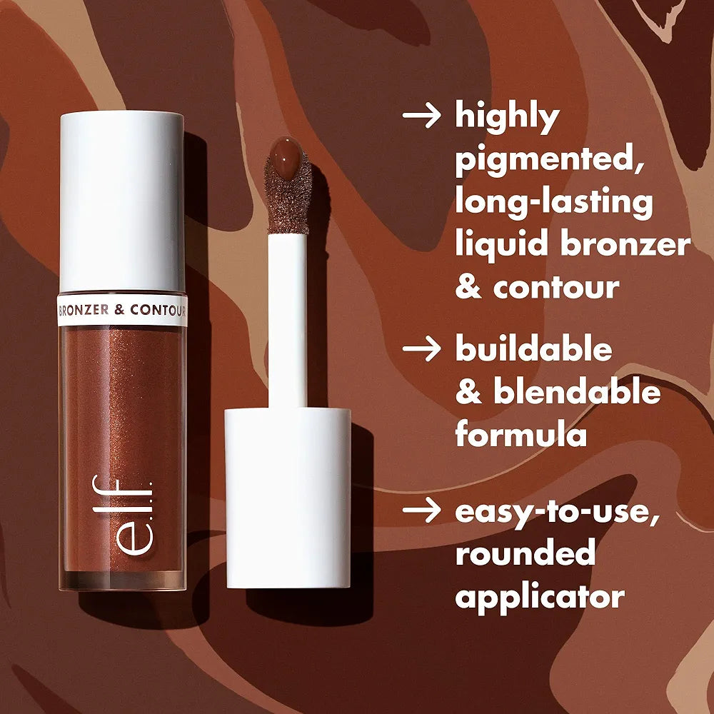 elf Camo Liquid Bronzer & Contour High pigment - bronzeur liquide