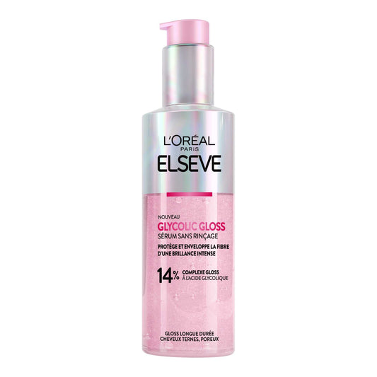 Elseve Glycolic Gloss Sérum Gloss Sans Rinçage 150ml