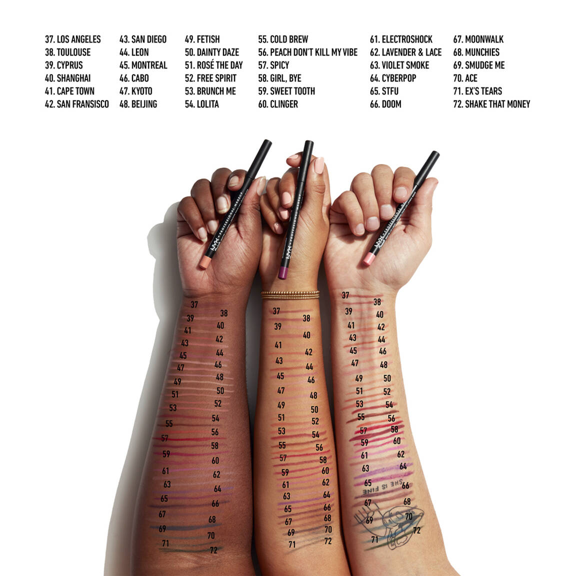 Nyx Suède matte - crayon pour les lèvres mate