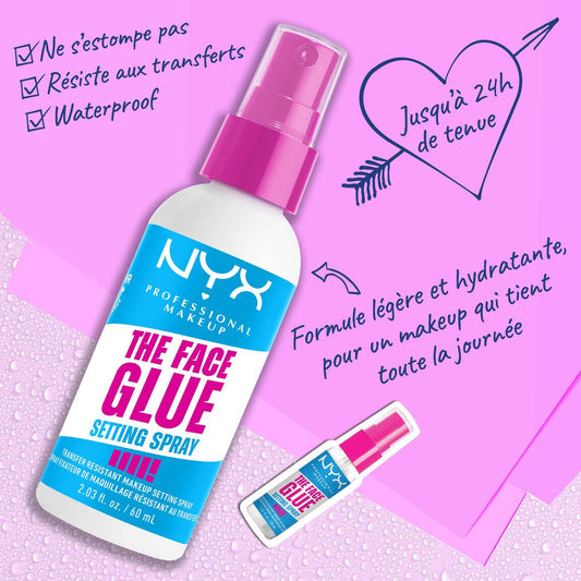 Nyx professional makeup the face glue - spray fixateur de maquillage